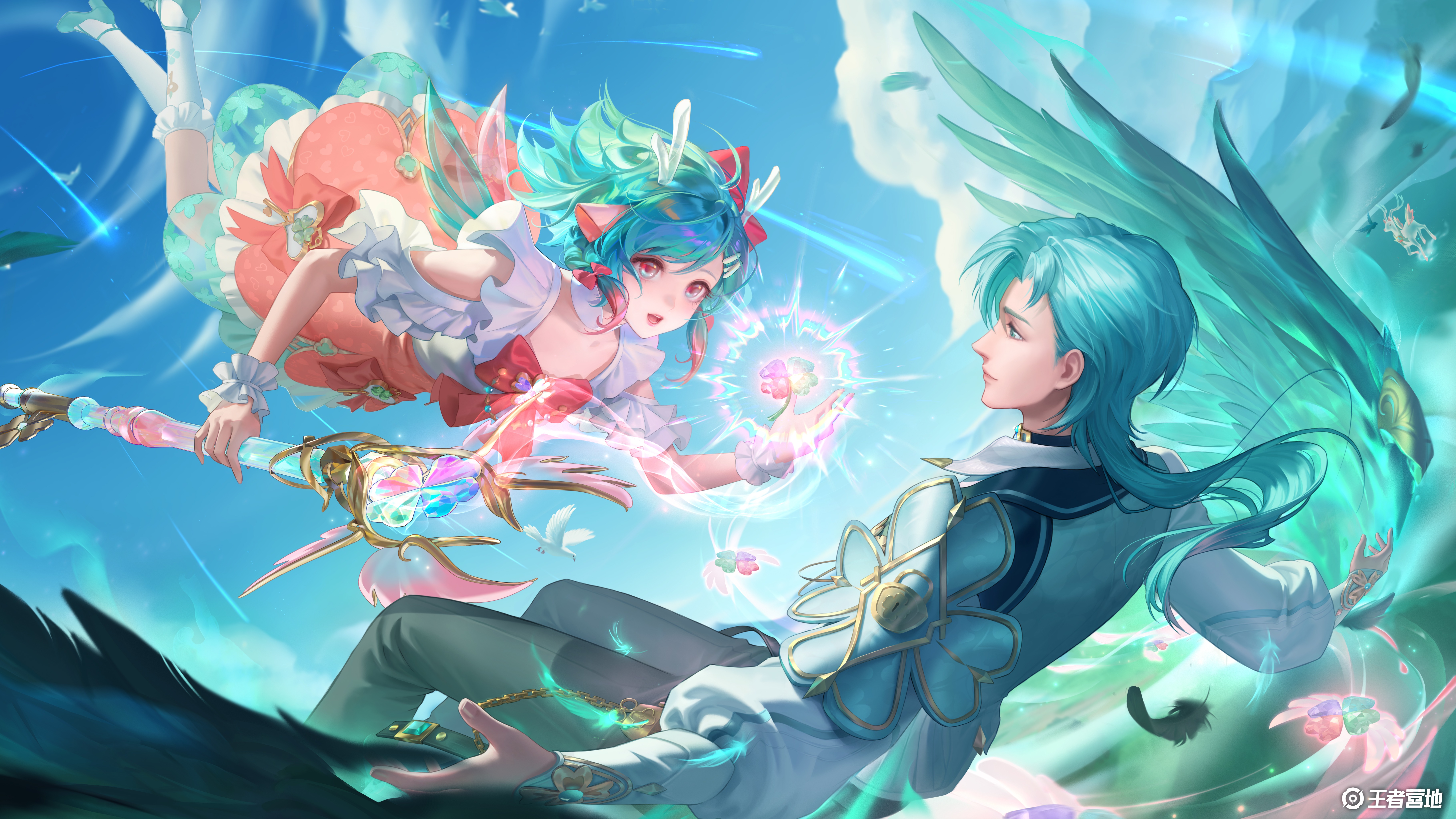 22年-瑶/云中君·时之祈愿去年情人节上线的情侣皮肤是瑶和云中君的